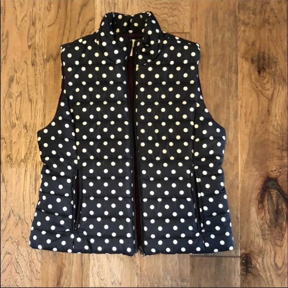 Loft polka dot vest